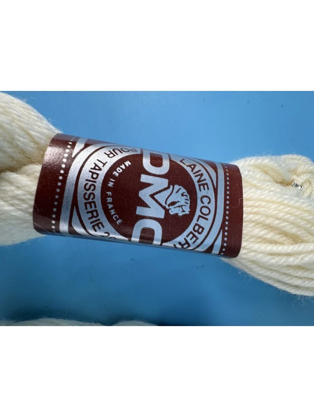 8 DMC Laine Colbert Tapestry Wool Yarn Ecru 6464 Same Dye Lot 42.7 Yd